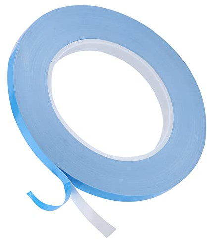 Bonbela Nastro termico double face Thermal 20 × 15 × 2 1pc 8 mm nastro biadesivo termico conduttivo per raffreddatore a pinna IC Thermal TV double face
