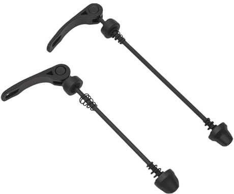 XRVRILE 2 Pezzi Perno Ruota Bicicletta, Sgancio Rapido per Ruote Anteriore e Posteriore, Lega di Alluminio Leggera, Facile Montaggio Senza Strumenti per Biciclette da Montagna e Strada