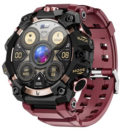 Tomvorks LOKMAT APPLLP 2 PRO 4G Smartwatch mit Herzfrequenzmesser und NFC für Sicheren Zugriff, Ideal für Fitnessbegeisterte (4+64)