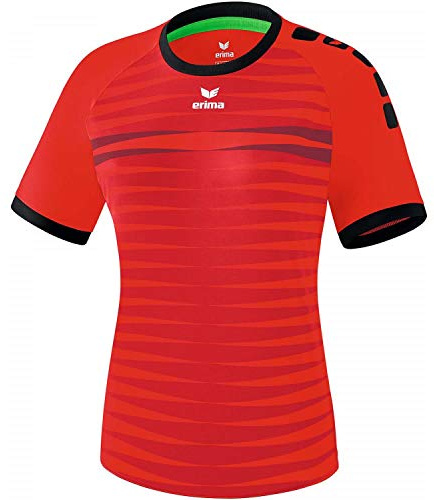 ERIMA Damen Trikot Ferrara 2.0 Trikot, rot/schwarz, 34, 6301802