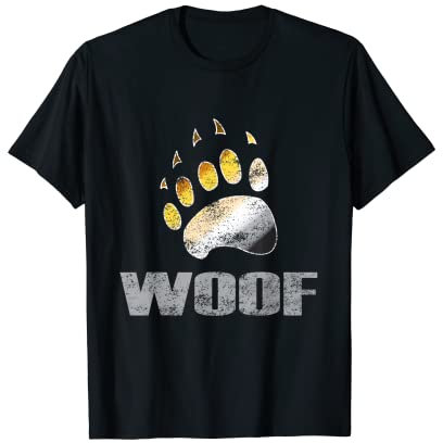 Bear Pride Woof Distressed T-Shirt T-Shirt