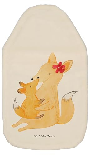Mr. & Mrs. Panda Wärmflasche Fuchs Mama - Geschenk, Familie, Bettflasche, Wärmekissen, Körnerkissen, Oma, Lieblingstochter, Beste Tochter, umarmen,