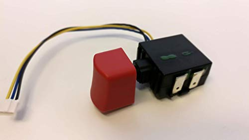 Bosch Original Schalter für Akkuschrauber PSR300LI, Touch, Druckknopf, Rot, EIN-AUS