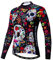 Radtrikot Langarm Damen Mountainbike Trikot Zip Shirts Rennrad Bekleidung Outdoor Sport Racing MTB Tops für Damen Damen Bouse Herbst Herbst Atmungsaktiv Schnelltrocknend Größe S