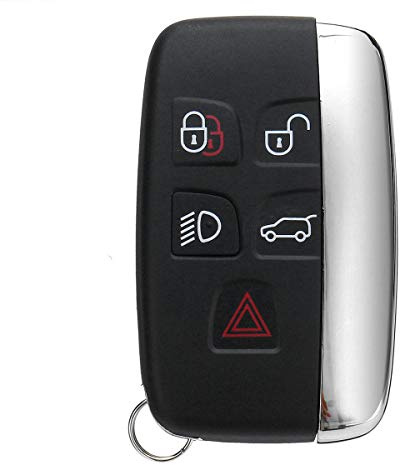 YONGYAO 5 Button Remote Key Shell Case With Battery For Land Rover Lr4 Range Rover Sport Evoque Freelander 2