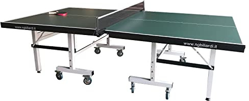 NG Biliardi Tavolo da Ping Pong Smash Interno (Verde) 274x152,5x76 cm