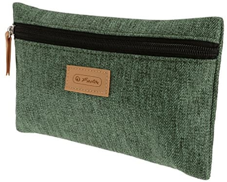 herlitz 50039142 Faulenzer flach, GREENline RPET, Knit green, 1 Stück