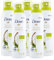 5 x Dove Duschmousse mit Kokosöl Weichheit und Nährung 24h - 5 Flaschen à 200 ml