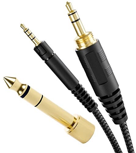 OKULI Audio Cable Replacement Compatible with Sennheiser HD518, HD558, HD595, HD598 Headphones