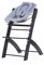 CHILDHOME, Transat de Naissance Compatible Chaise Haute Bebe Childhome Evosit, Dès la Naissance, Jusqu'à 6 Mois, Plusieurs Inclinaisons, Harnais 5 Points, Jersey 100% Coton Oekotex, Noir