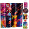 WOWOCUT Infusible Transfer Paper Sheets, Farbiges Sublimationspapier für die Wärmeübertragung 8 Packs, 4.5 X12 Sublimationsbogen für Personalisiertes T-Shirt, Tassen, Canvas