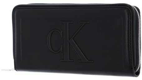 Calvin Klein CKJ Sculpted Zip Around Pipping Black