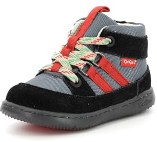 KICKERS KICKBUBBLO, Stiefelette, NOIR ROUGE,