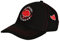 Elbenwald Naruto Shippuden Basecap mit Akatsuki Symbol für Herren Damen Unisex Baumwolle schwarz