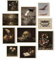 Roslynity Dark Academia Raumdekoration, Wandkunstdrucke, 10 Stück, Vintage, Halloween, Gothic, Hexe, ästhetisch, stimmungsvoll, Gothic, viktorianisch, gruselig, Galerie, Wanddekoration für Zuhause,