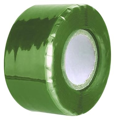 KLVN 1.5/3M Multi-Purpose Self-Adhesive Strong Black Rubber Silicone Repair Waterproof Bonding Tape Rescue Self Fusing Wire (Color : Green Tape, Size : 150cm x 2.5cm)