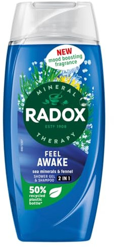 Radox 225m Feel Awake Mens S/gel