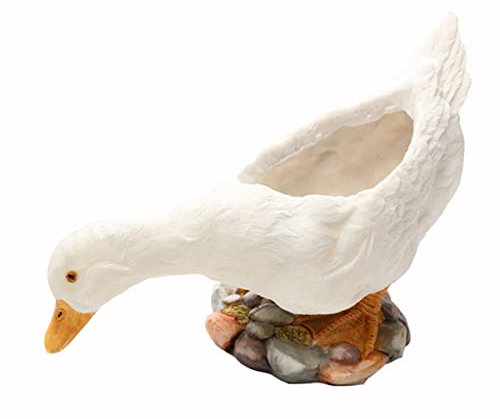 ABOOFAN 1stk Sukkulenten-töpfe Pflanztopf Für Tiere Pflanzenbehälter Für Haushalt Harz Blumen Büro Kindergarten Weiß