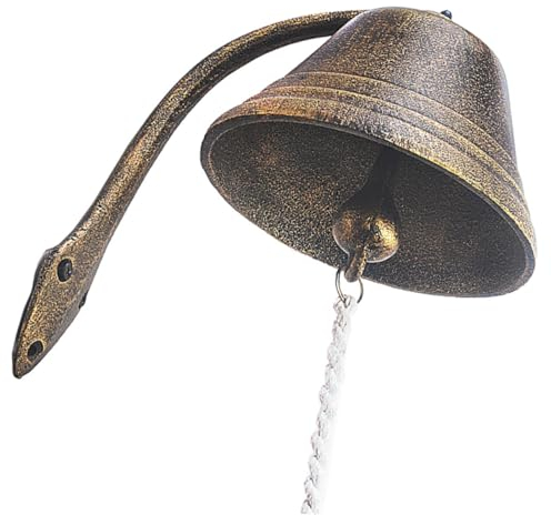Türklingel, rustikale Türklingel, Wandklingel, Wandglocke, Vintage, Wandglocke, Abendessenglocke, Schiffsglocke, Café, Türklingel, Dekoration, Eisen, Türklingel, Outdoor, antike