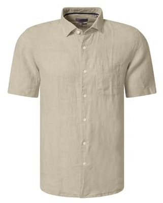 Pierre Cardin Kent 1001 Chemise à manches courtes pour homme | Bouton-down | Carreaux | Coupe moderne, Doublure argentée 0280 1029, M