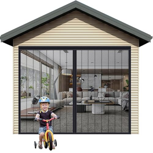 ZHZFSH Magnetic Fly Screen Door, Patio Curtain Insect Mesh, Heavy Duty Fly Door Screen Mesh with Full Frame Magic Tape, Self Sealing, Hands Free, 60x180cm, Black