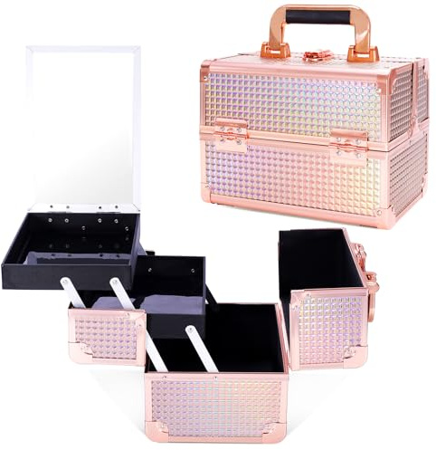 Trousse de maquillage, rose gold, Tendance
