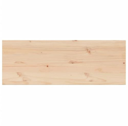 Gecheer Tischplatte Massivholzplatte Holzplatte Ersatztischplatte Platte für Esstisch Couchtisch Gartentisch 110x40x1,7 cm Rechteckig Massivholz Kiefer