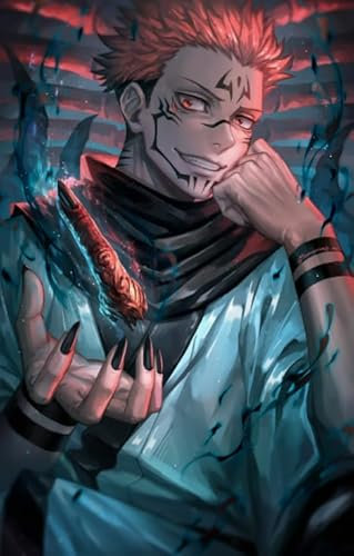 HfmQuisutron Jigsaw Puzzle 1000 Teile Anime Itadori Yuji Poster Buntes Geschicklichkeitsspiel Für Die Ganze Familie Erwachsene Xy494Tk