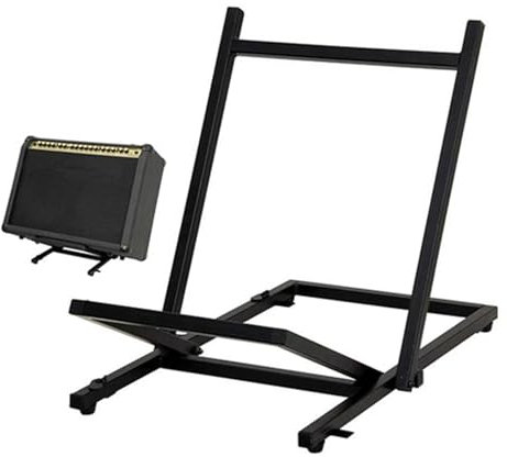 Desktop Speaker Stands, Folding Studio Monitor Stands with Tilt Design, Improve Listening Experience, for Bookshelf, Studio Speaker, Black