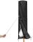 RICHIE Parasol Cover Waterproof Double-Sided Parasol Heavy Duty 600D Oxford PVC Coating for Garden Fit 2 to 4m Diameter Large Parasols 270x70x70cm with Zip and Adjustable Drawstring Cord,Black