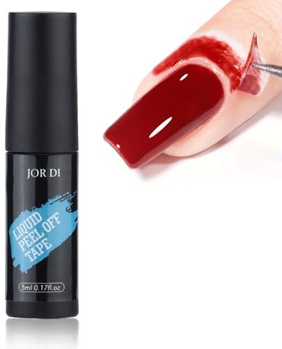 Liquid Latex for Nails - Liquid Nail Latex Peel off - Nail Art Cuticle Protector Nail Tape for Nail Skin Protection - 60s Air Dry Latex Nail Polish Barrier for DIY Nail Art Paint