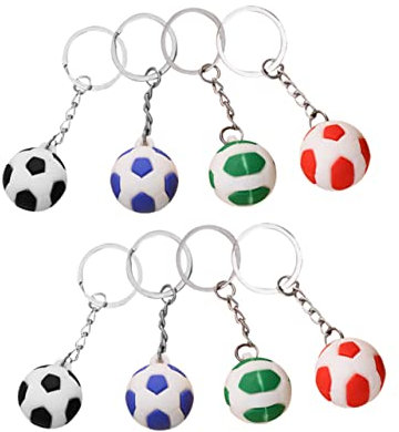 BESTonZON 8pezzi Portachiavi Decorativi Per Borse e Chiavi Chic Per Sportivi e Appassionati Colori