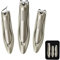 Anti-Splash Sharp Japanese Nail Clipper, Ingrown Toenail Removal Kit for Thick Toenails Seniors & Men & Women (Champagne Gold)