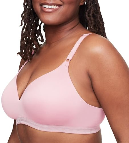 Warner's Women's Warner's Women's Cloud 9 Wire-Free Contour Bra Bra, Pale Pink, 32B