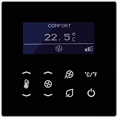 JUNG 1 Thermostat Noir (Noir)
