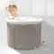Tragbare Badewanne (klein) von Homefilos, Eisbad und Cold Plunge für Sportler, aufblasbare Erwachsenengröße, japanischer Whirlpool für Duschkabine
