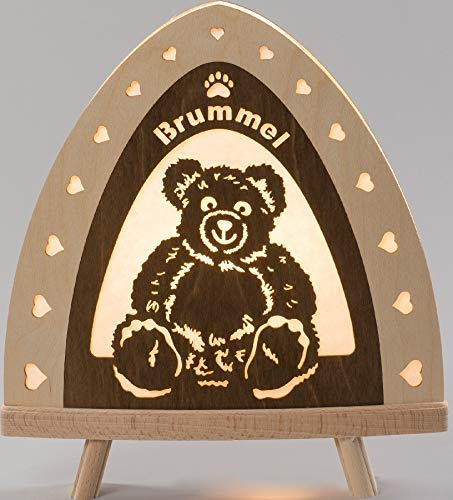 Weigla Günter Gläser Leuchtenherstellung Standleuchte LED Brummel farbig (L/H/T): 30,0 cm x 32,0 cm x 6,0 cm NEU Lichterbogen Lichterspitze Schwibbogen Leuchter