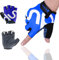 Neusky Fahrradhandschuhe für Männer & Frauen, Radsporthandschuhe Mountainbike Handschuhe Trainingshandschuhe für Damen und Herren, Ideal Fingerlos Handschuhe für MTB, Fitness und Sport (Blau, XXL)