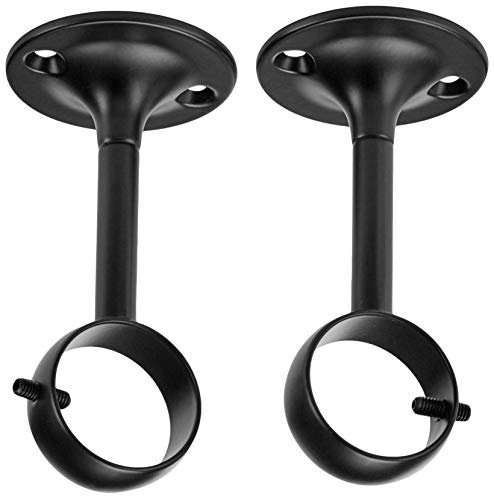 Amazon Basics Deckenhalterungsset, 4 Stück, Schwarz
