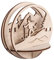 Rayher Holz Steckteil Skifahrer, 9,5cm ø, natur, Set 5teilig, SB-Btl 1Set, Holzbausatz gelasert, FSC Mix Credit, Weihnachtsdekoration, 62886505