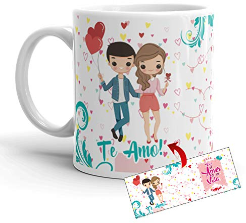 Kembilove Taza de café para Pareja de Enamorados - Taza Te lo Dije Eres el Amor de mi Vida Regalo Original para Novios y Novias San Valentín - Taza de Desayuno para Regalar Enamorados, Aniversarios