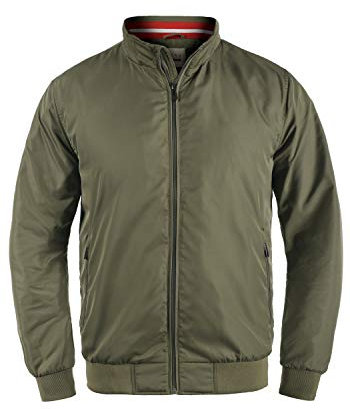 Blend Zyklo Herren Softshell Jacke Funktionsjacke Übergangsjacke mit Stehkragen, Größe:XXL, Farbe:Dusty Olive Green (77203)