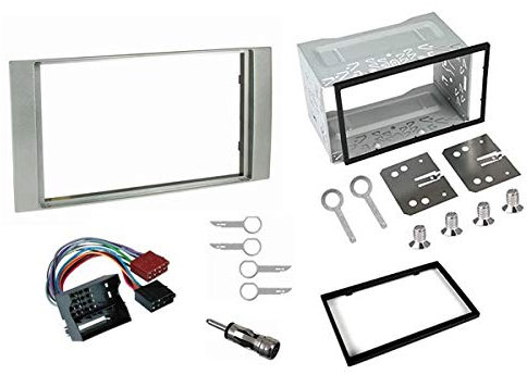 Sound-way 2 DIN in dash car stereo adapter mounting fascia kit compatible with Ford Galaxy, Fiesta, Focus, C-Max, S-Max, Transit