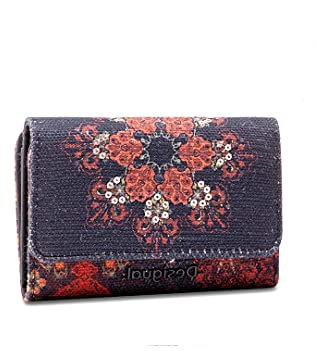 Desigual Womens MEDIUM Wallet Travel Accessory-Money Belt, Black