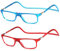 NEW VISION Lesebrille mit Magnetverschluss 2 pack, Lesebrillen, Bequem Magnetverschluss Vorne, Reading Glasses NV2904, Lesehilfe für Damen Herren (Br, 2, x)