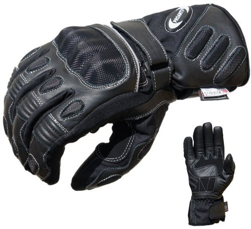 PROANTI Motorradhandschuhe Winter Regen Touring Motorrad Handschuhe (M)