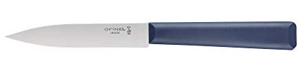 Opinel - N°312 Coltello da Ufficio da Cucina Gli Essenziali + - Versatile - Lama in Acciaio Inossidabile - Manico in Polimero Robusto - Lavabile in Lavastoviglie - Blu