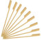 8 / 20CM Bamboo Kebab Skewers 100PCS Food Appetizer Toothpicks Flat Paddle Wood Picks for Apple, Cocktail Fountain, Marshmallow, Burger, Chocolate Bouquet, Barbeque, BBQ, Barbecue, Yakitori Chicken