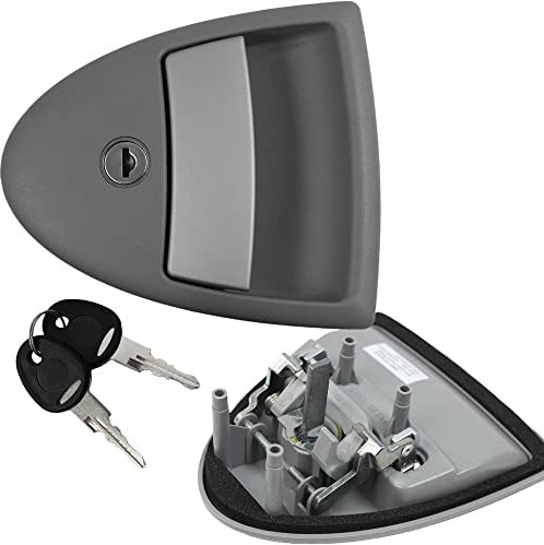FAP Türschloss Außenschloss Wohnwagen Wohnmobil Caravan FF-System Triangle 1 grau (G)