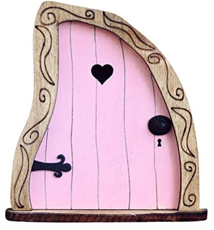 HEEPDD Garden Fairy Door Decoration, Fairy Door for Trees Miniature Fairy Garden Outdoor Decor Accessories Yard Art Sculpture Decoration (#5) (HEEPDDua4fy01pdr-73)